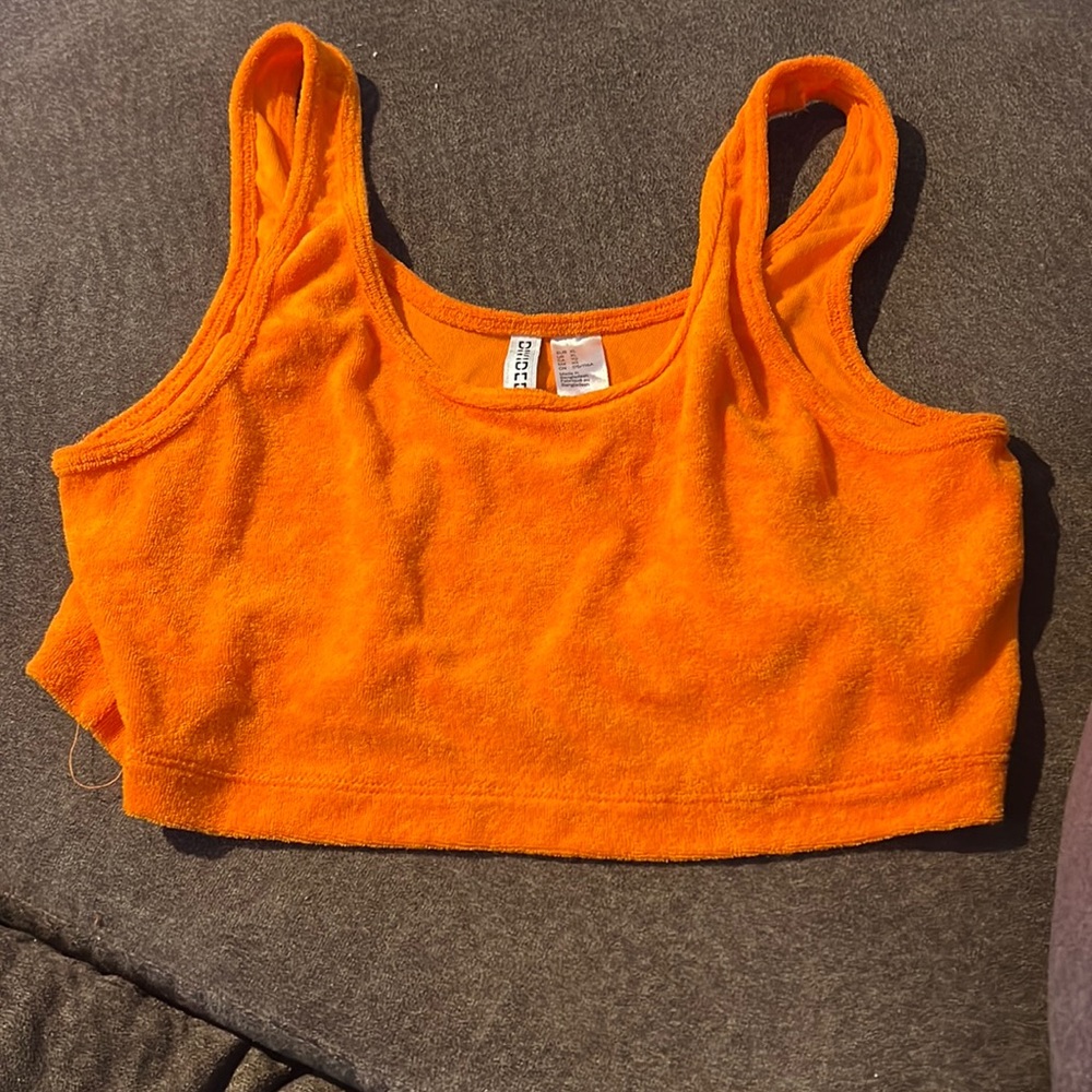 Orange Crop top